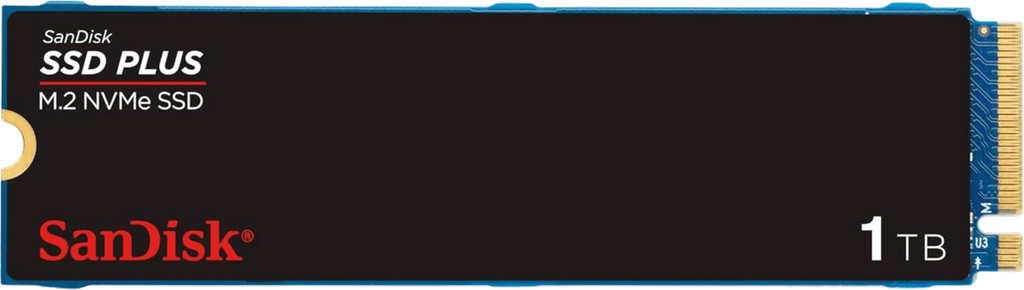 SDD SANDISK 1TB Plus M.2 NVMe PCIe Gen. 3.0 Internal